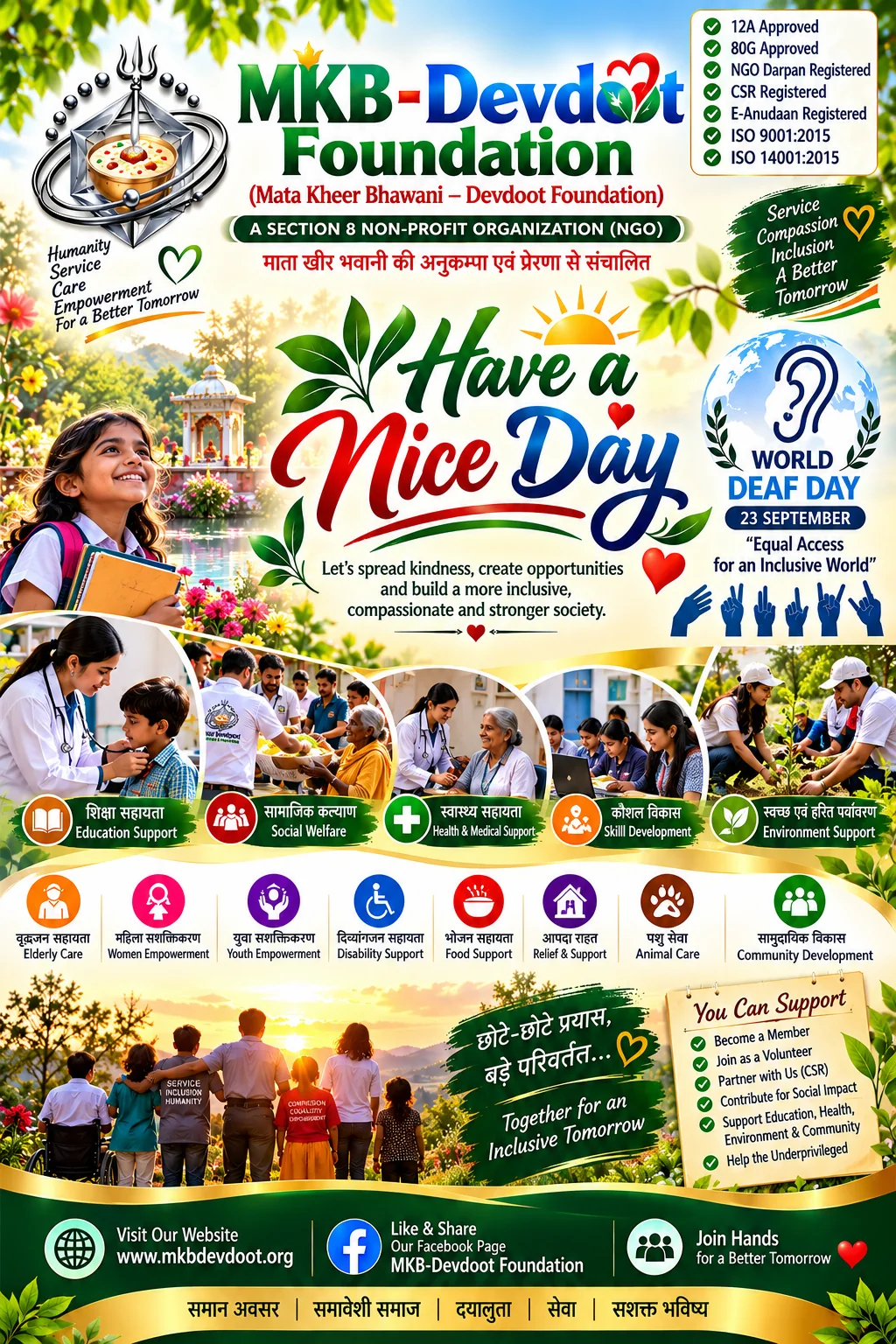 Have a Nice Day awareness poster